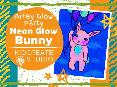 Artsy Glow Party- Neon Glow Bunny (5-12 years)